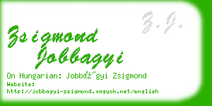 zsigmond jobbagyi business card